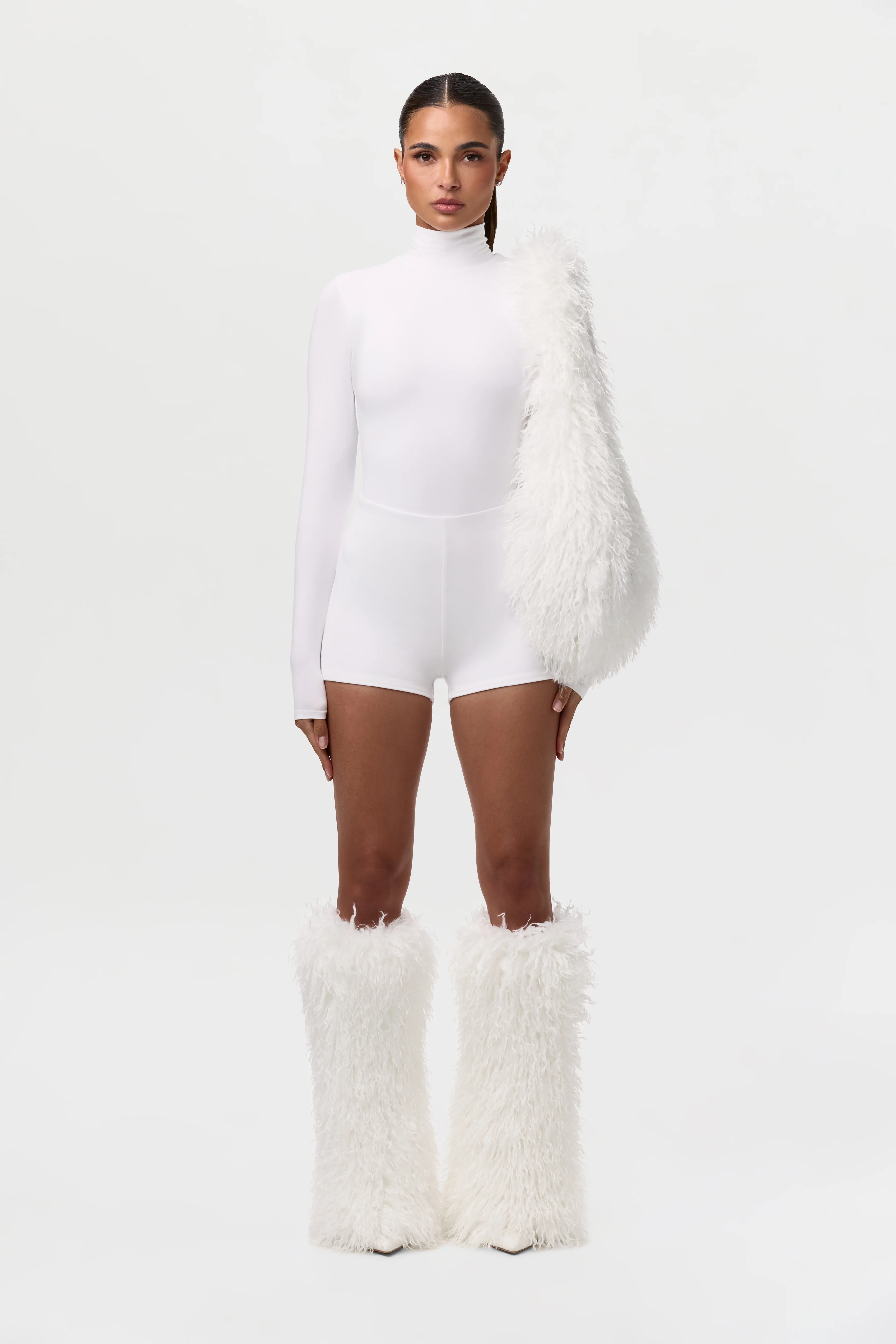 Faux Fur Plush Shoulder Bag - Image 16