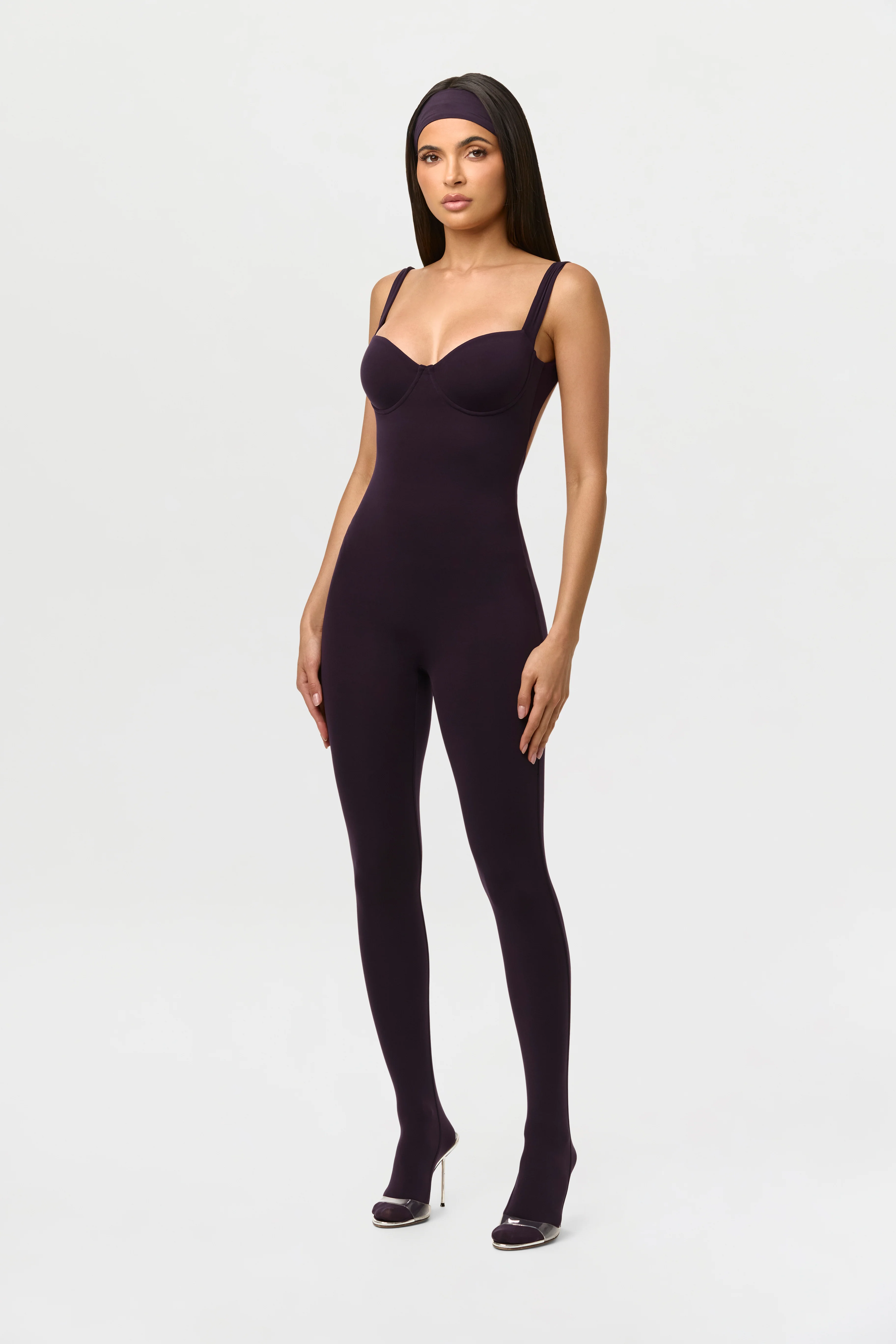 Naked Open Back Jumpsuit Petite - Image 3