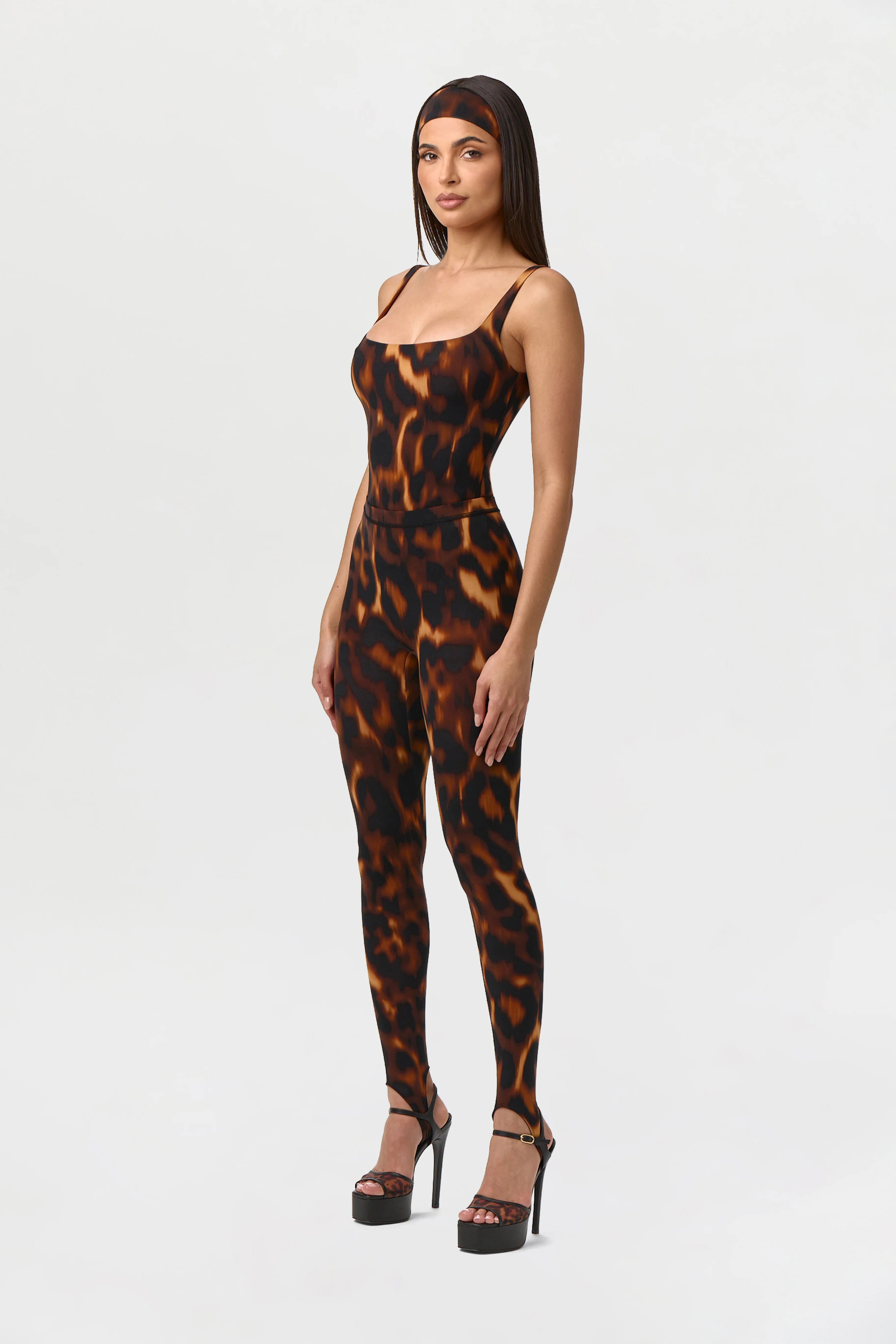 Naked Print Stirrup Legging Petite - Image 15