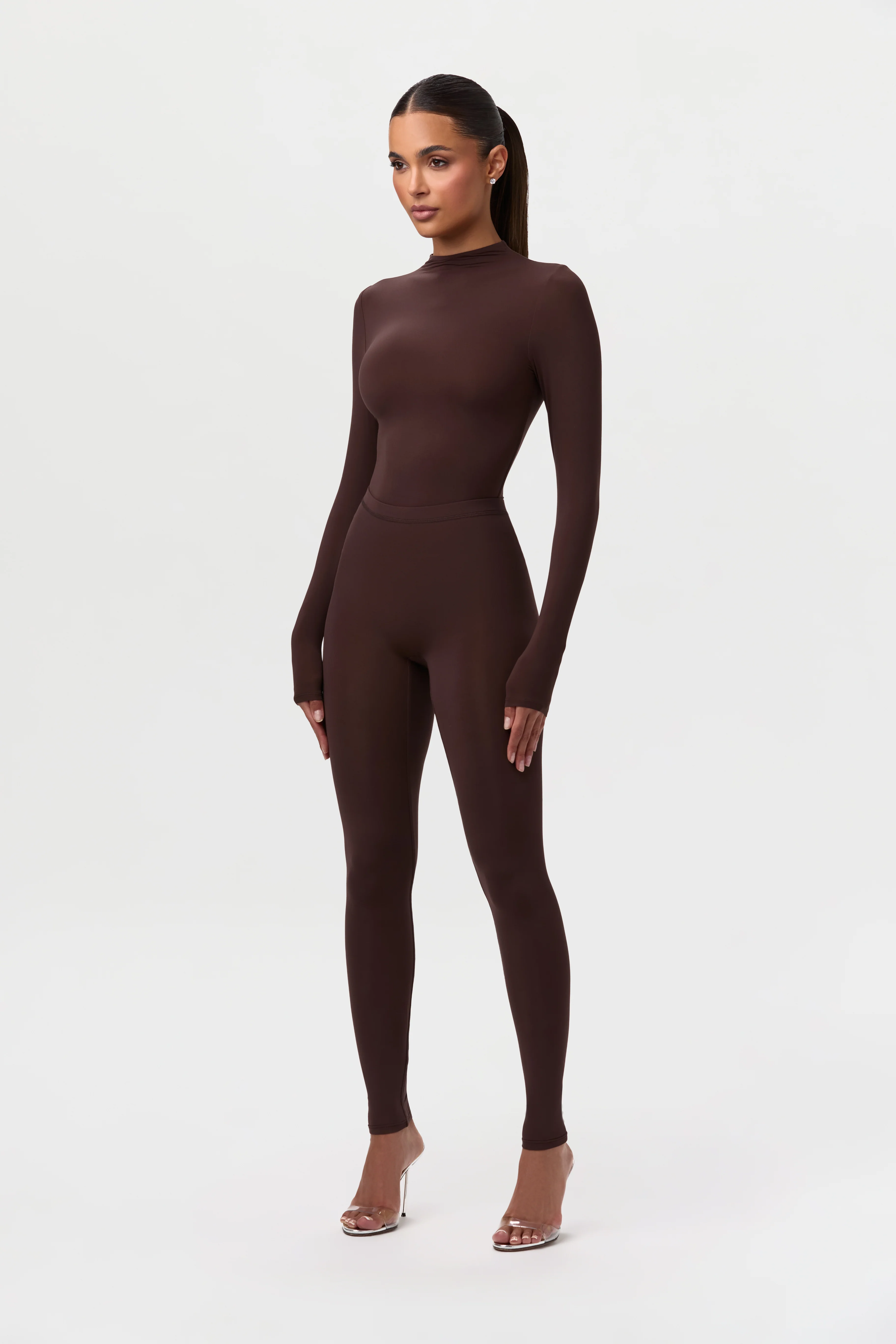Naked Mock Neck Top - Image 36